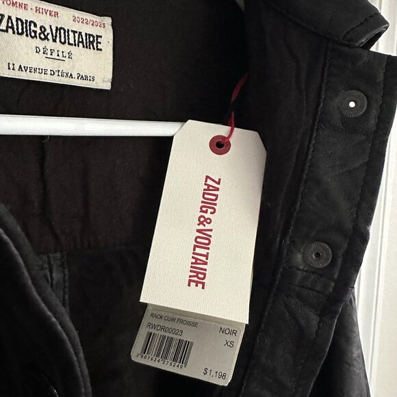 Zadig and Voltaire Rack Cuir Froisse - Picture 2 of 4